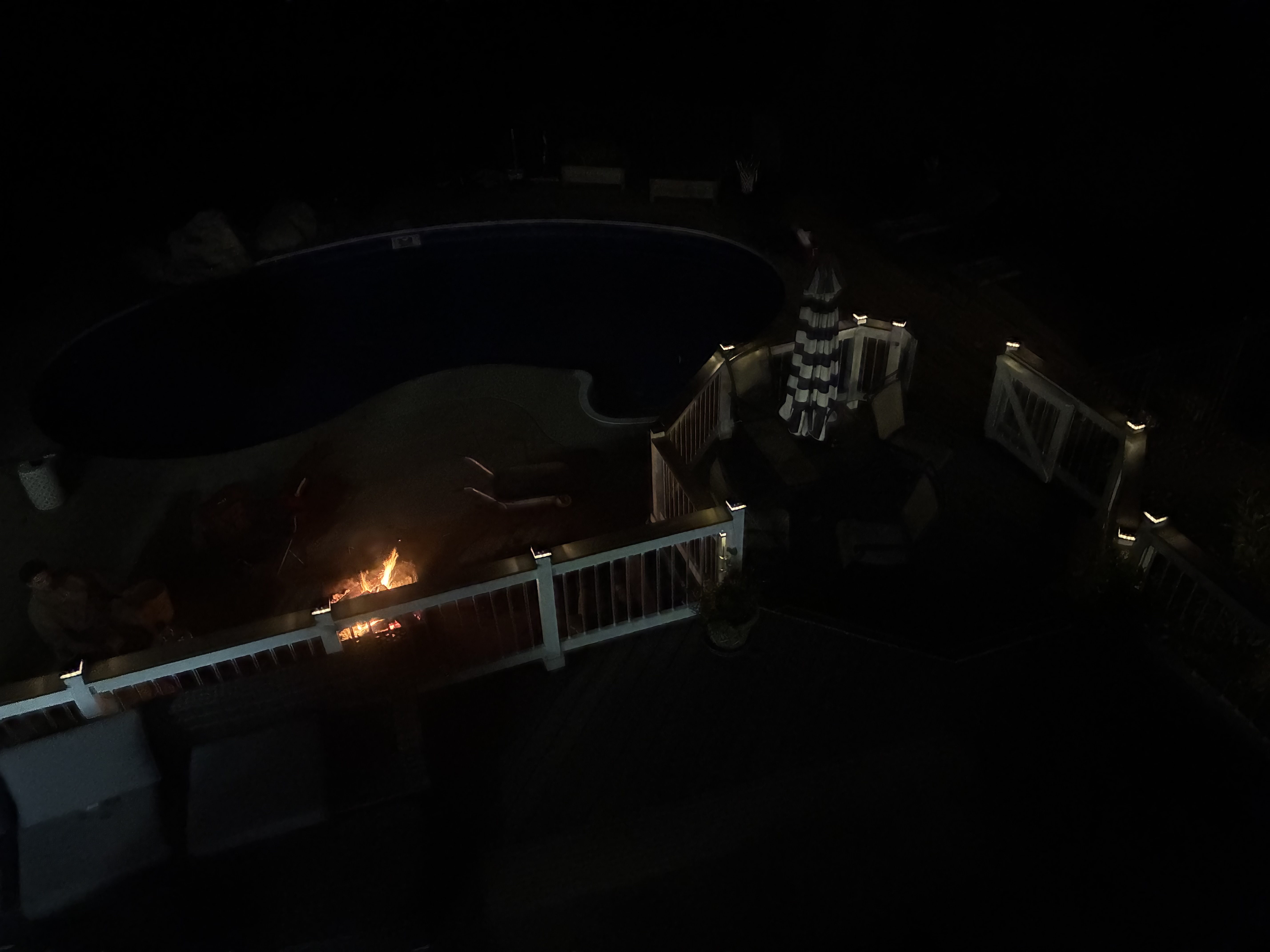 Deck lighting project photo